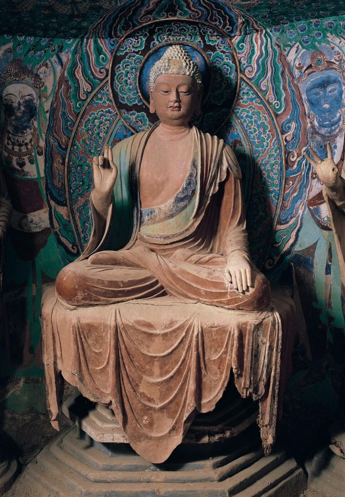 Buddha Statue in Mogao Caves, Dunhuang
